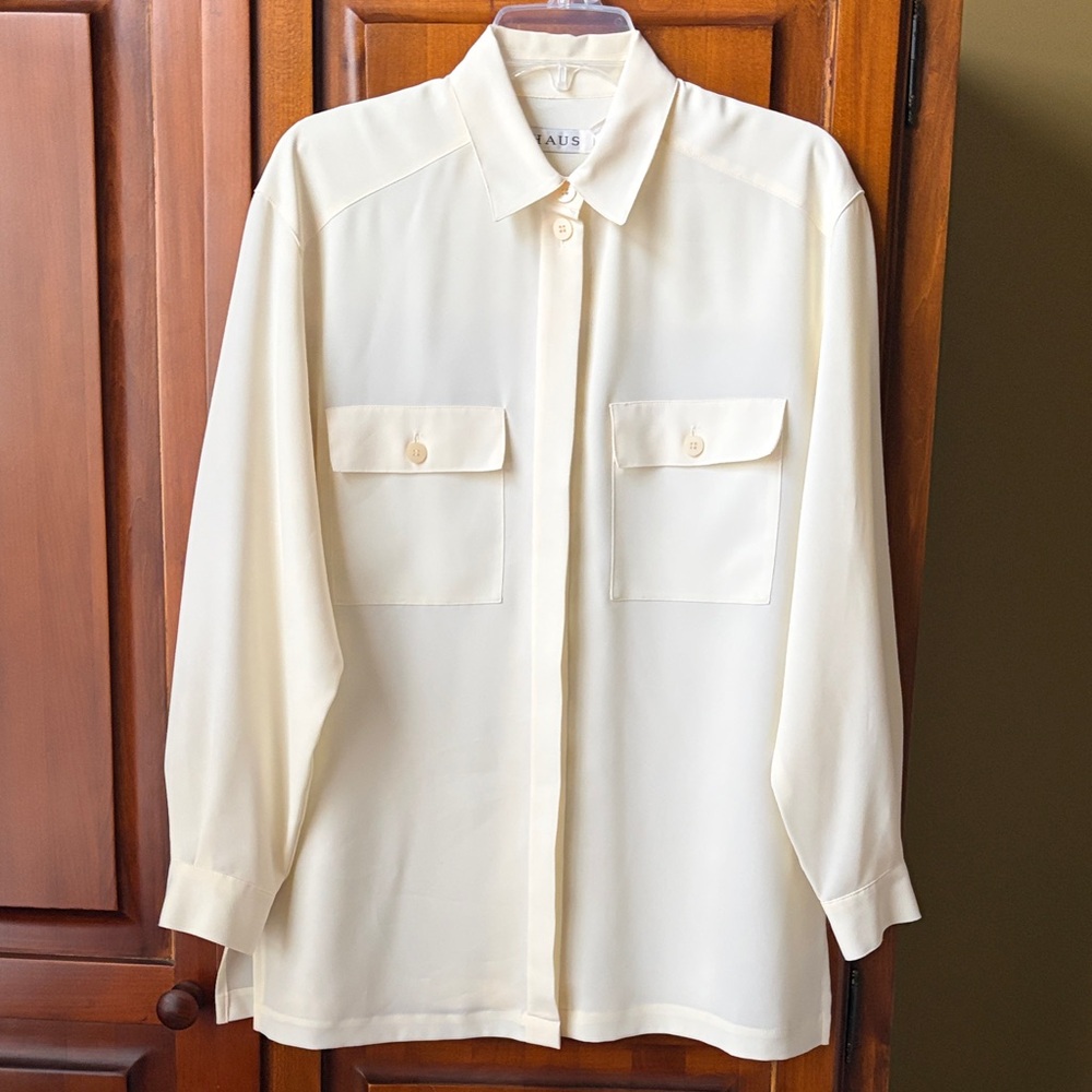 Ladies Chaus Cream Blouse